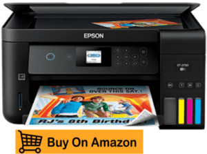Epson Expression ET-2750 EcoTank 230 Wireless Printer For iPad
