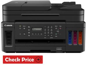 Canon PIXMA MegaTank G7020 printer with ink tank