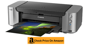 Canon Pixma Pro-100 Wireless Color Professional Inkjet Printer with Airprint For Photographers