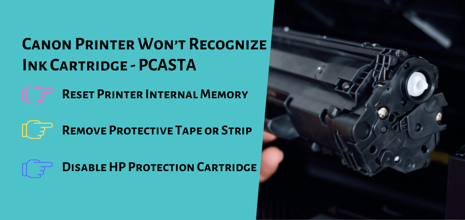 How To Fix Ink Cartridge Not Recognized Canon | Infographic