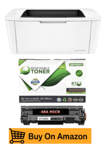 Renewable Toner Laser M15w Check Printer