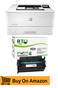 Renewable Toner Laser M404dn best MICR check printer