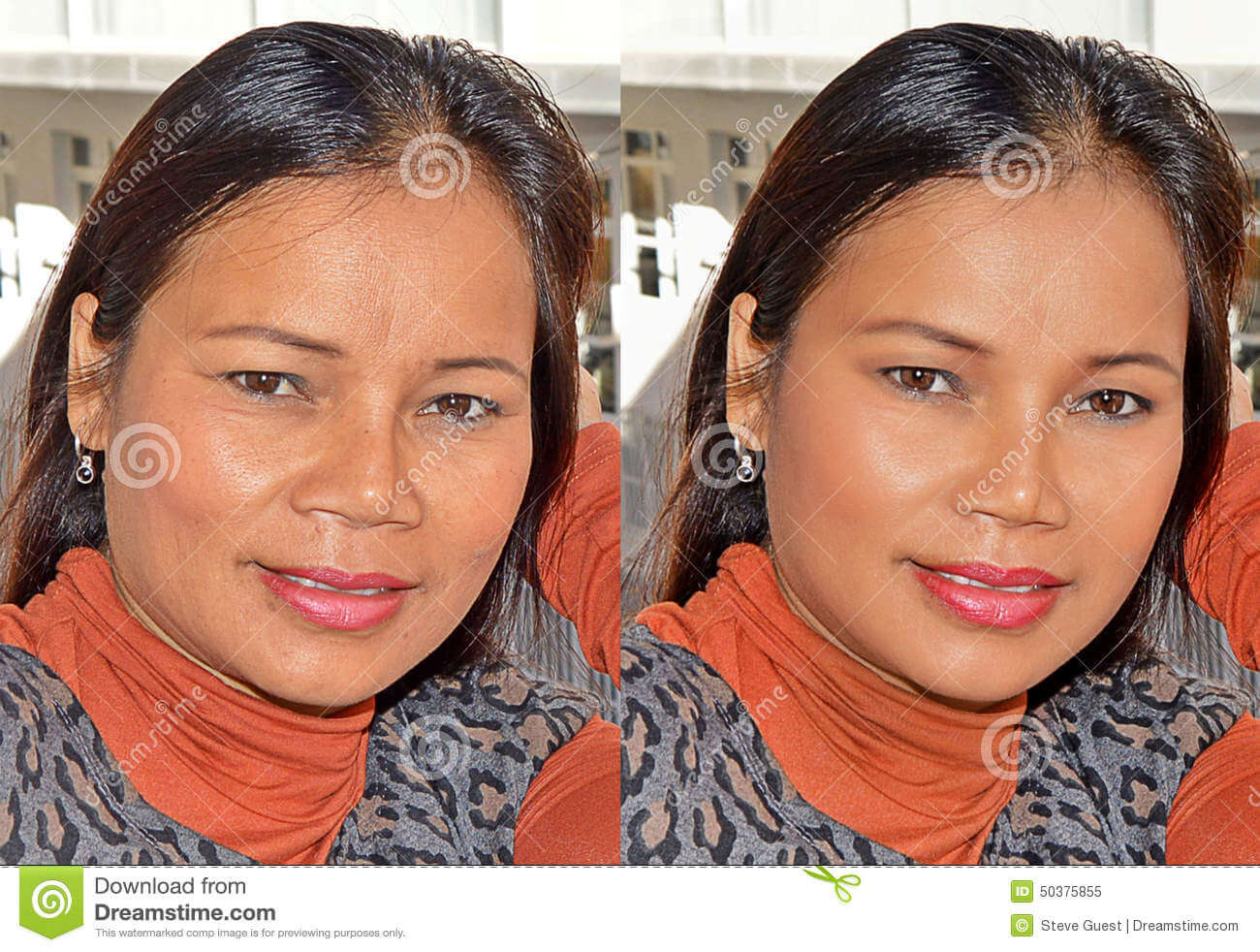 Touch up the digital image