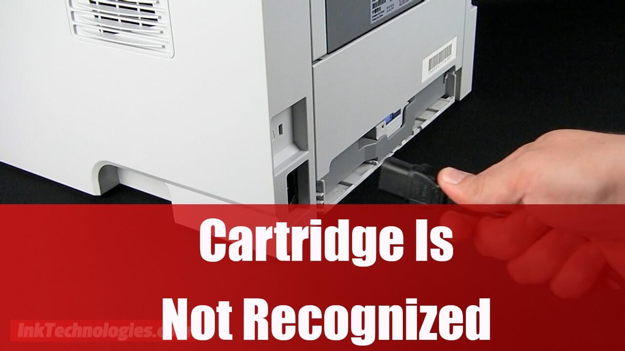 how to fix ink cartridge not recognized canon