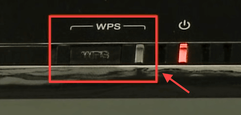 Connecting HP printers with the WPS push button